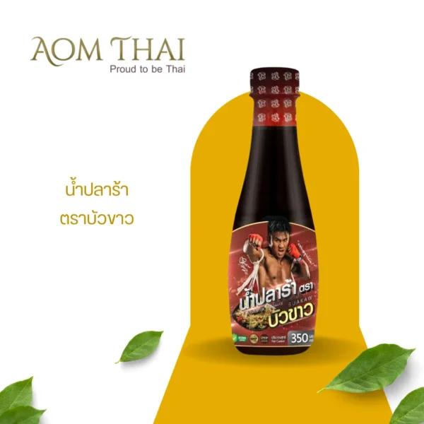 Pasteurized fish sauce, Buakhao brand, 350 ml., 1 bottle | Suitable for all ages